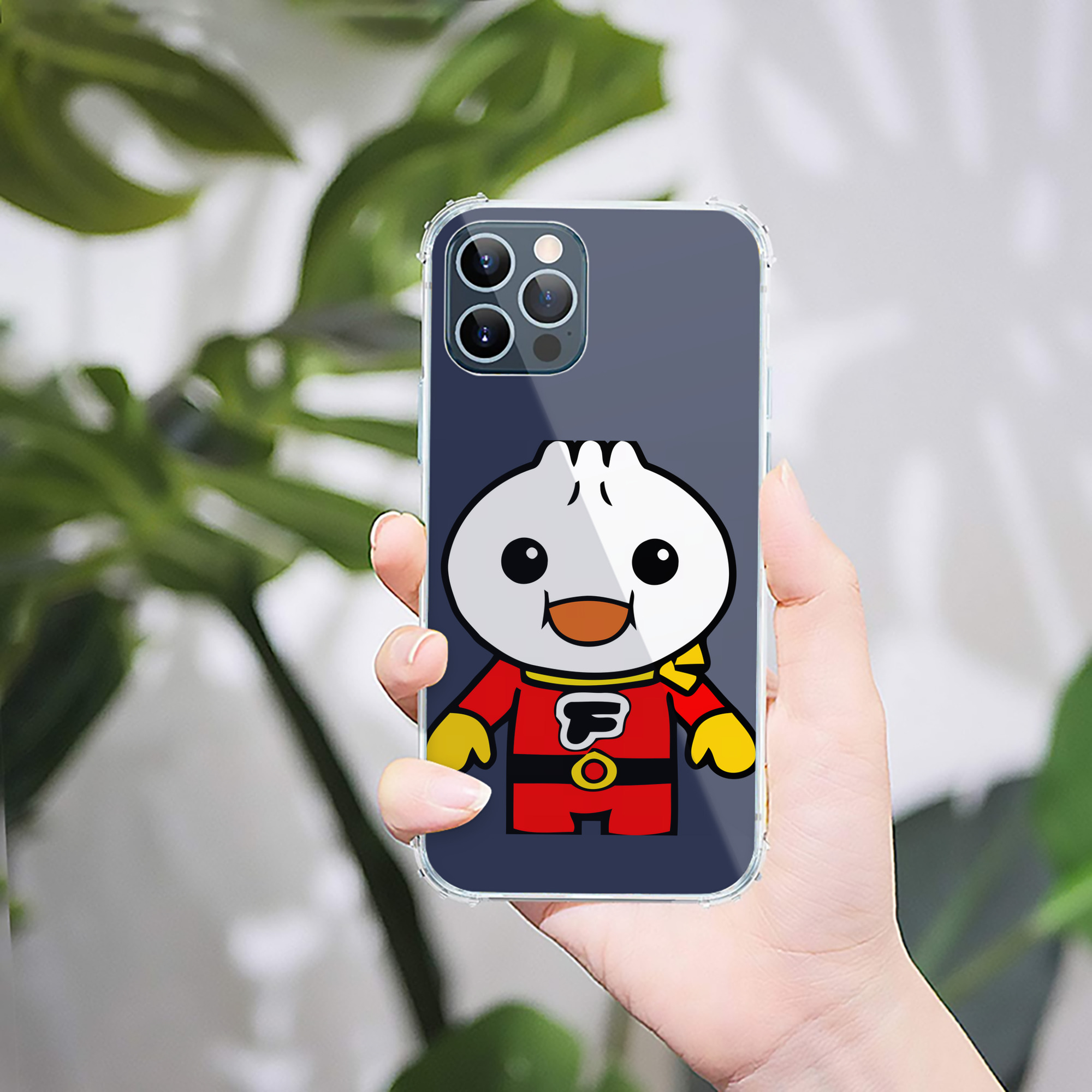 （画像用） アンパンマン Anpanman 【iPhone 12シリーズ対応】透明スマホケース（クリアソフトケース）